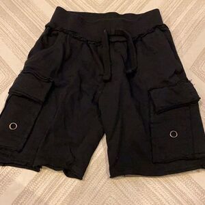 Mish Boys Black Pocket Sweat Shorts